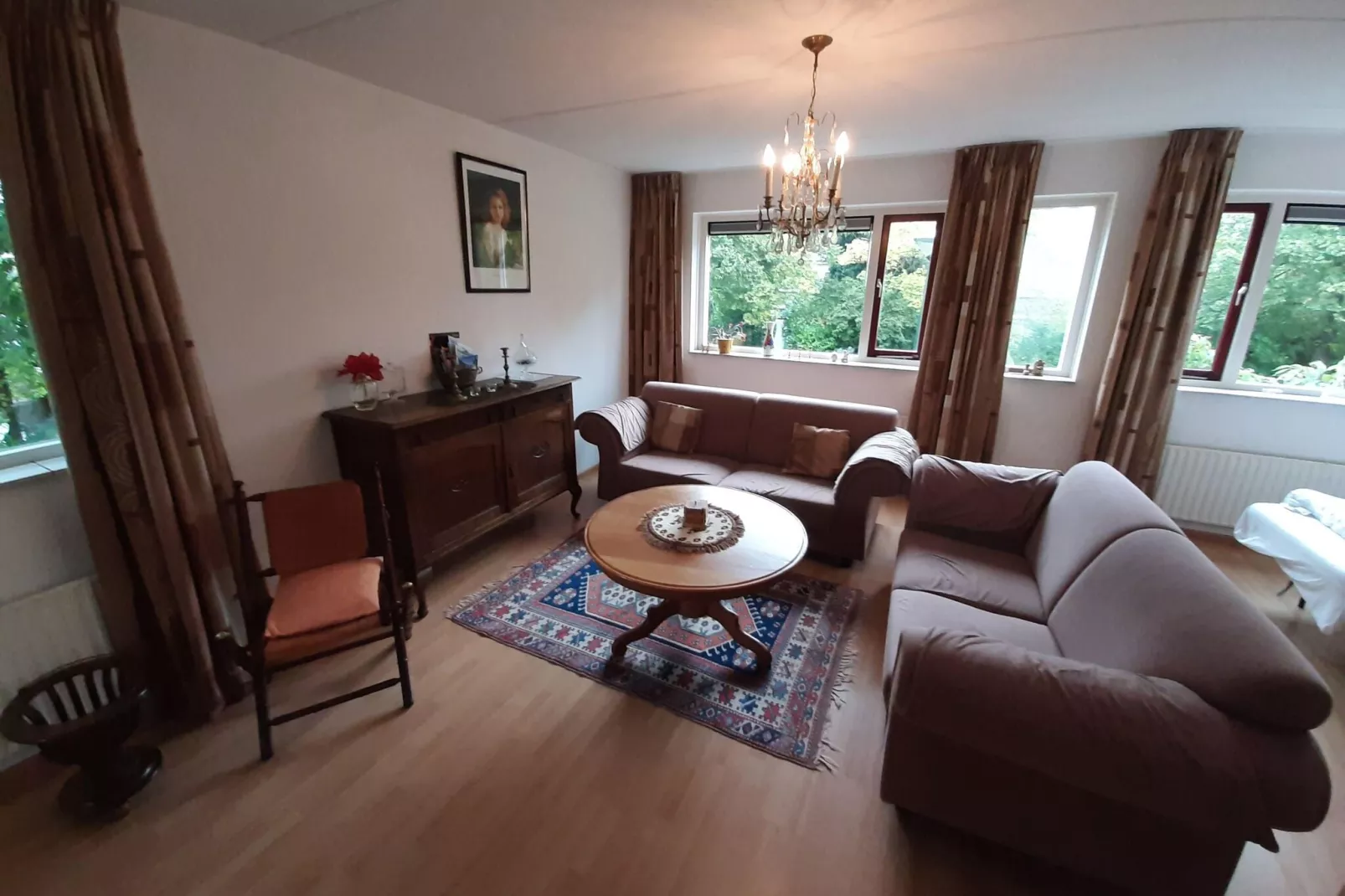 Vakantiewoning Blauw-Woonkamer