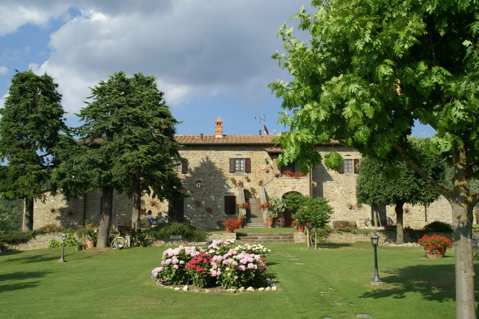 Fattoria Terontola-Tuinen zomer