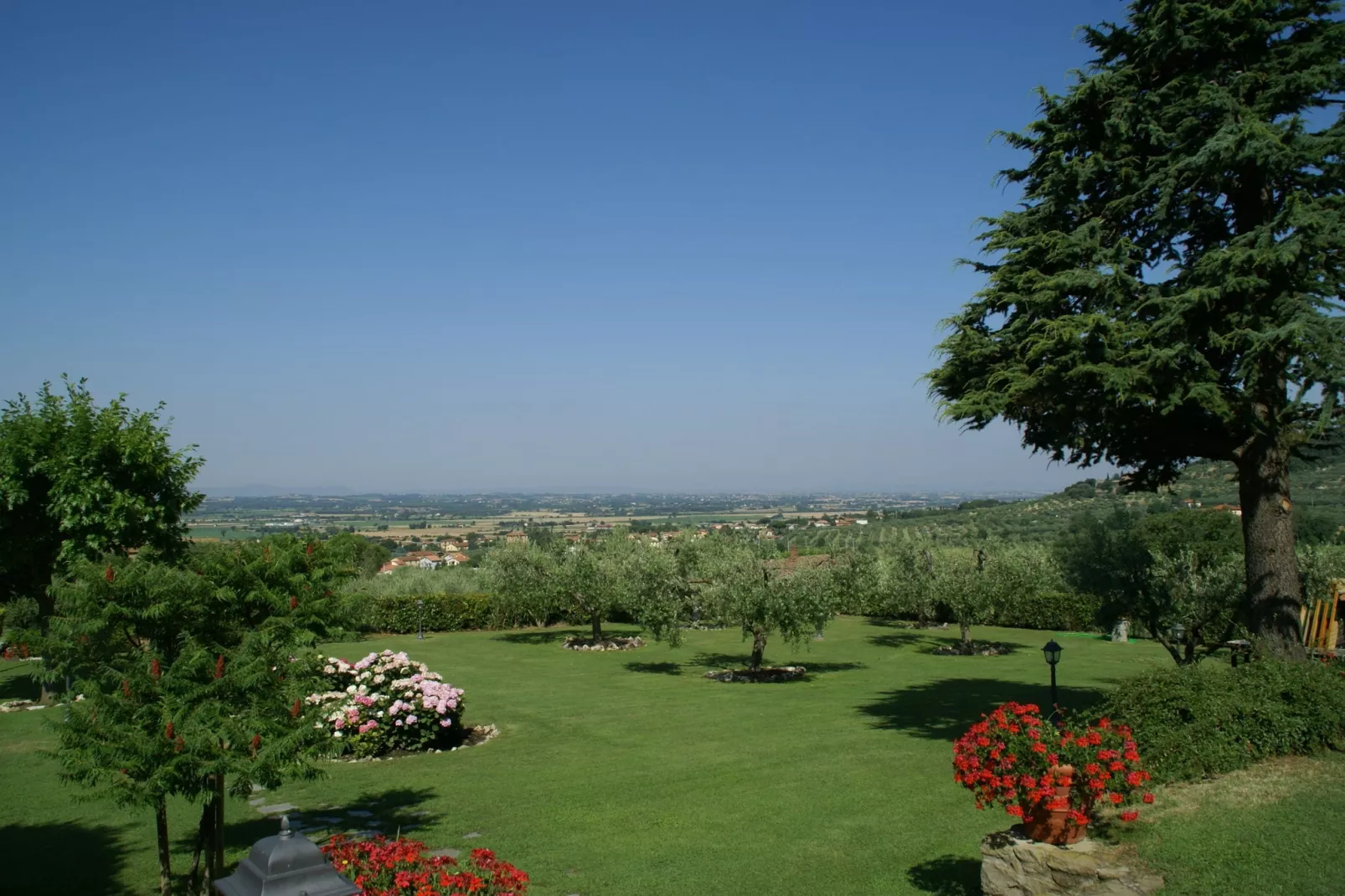 Fattoria Terontola-Tuinen zomer