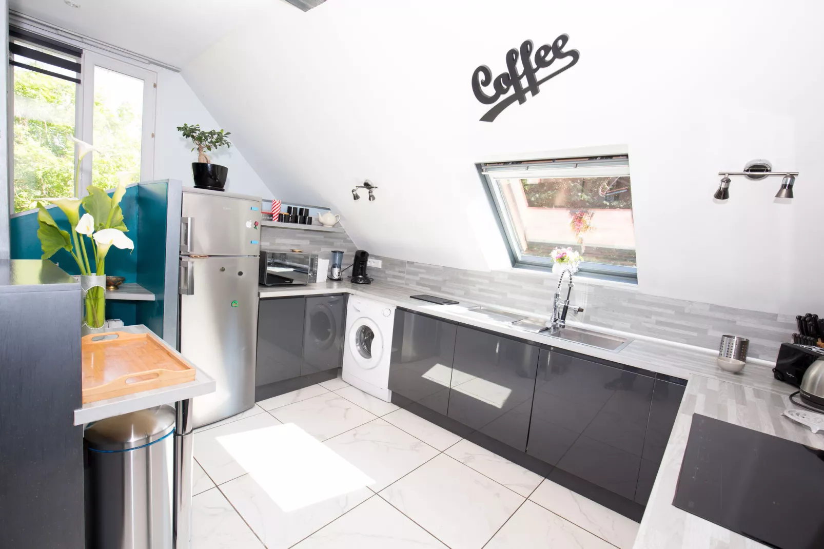 Apt Quineville 4 pers vue mer-Keuken