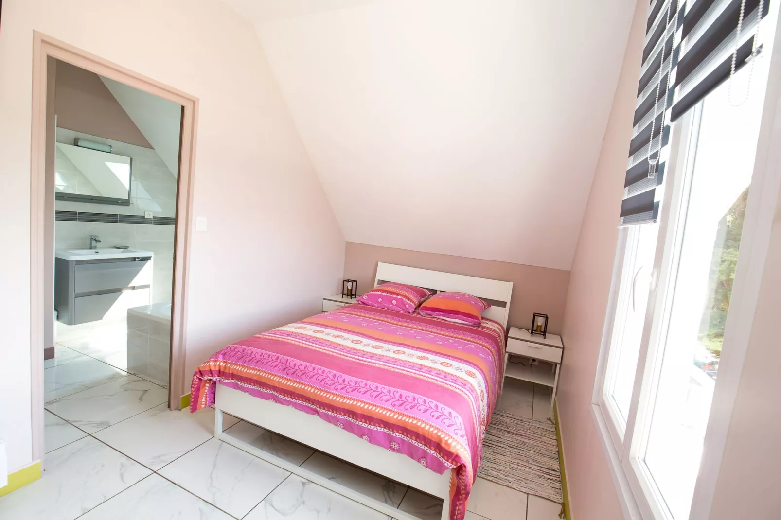 Apt Quineville 4 pers vue mer-Slaapkamer