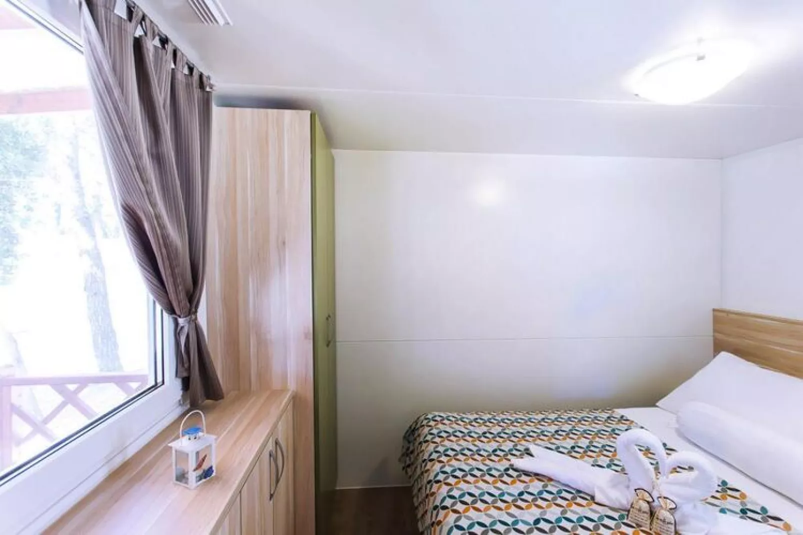 Mobile Homes in Camp Soline Biograd na moru - Typ Dalmatia Tavolara-Slaapkamer