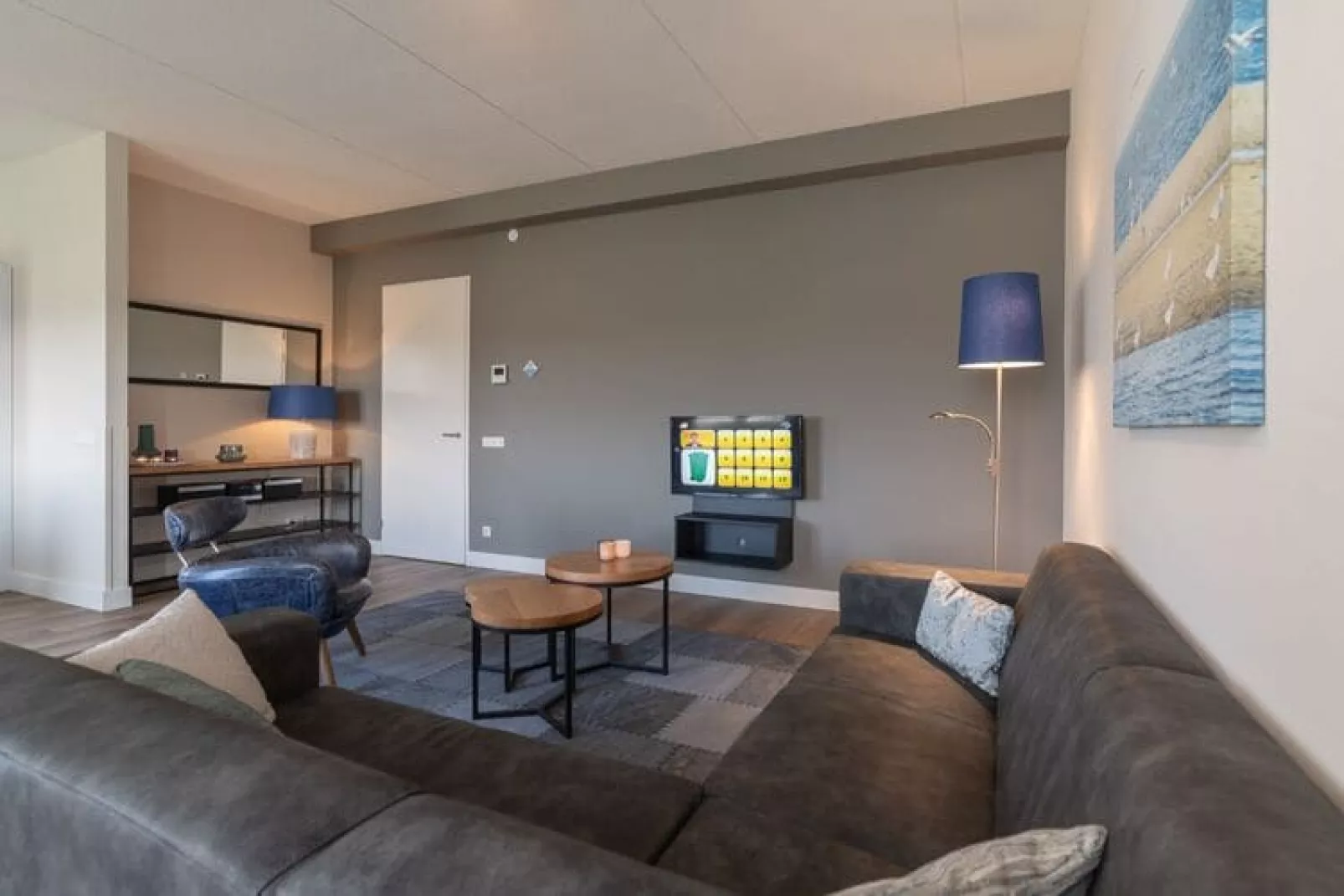 Zeeuwse Parel luxe Appartement 4 pers 2 bdk-Woonkamer