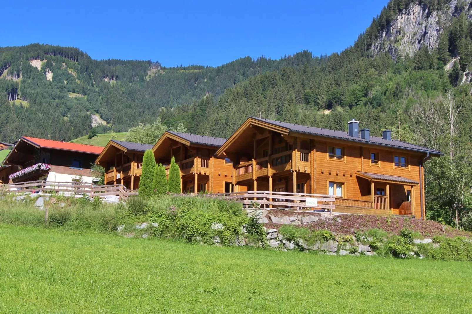Chalet Seebach-Buitenkant zomer