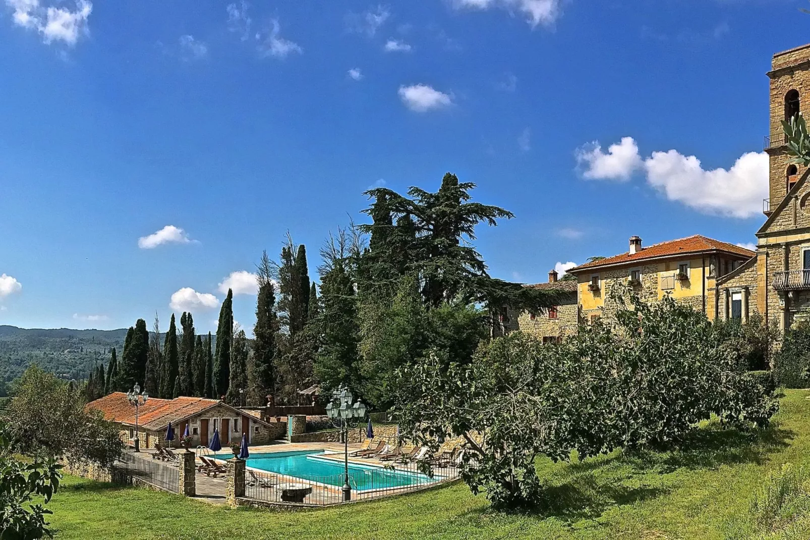 Il Castello del Cardinale-Tuinen zomer