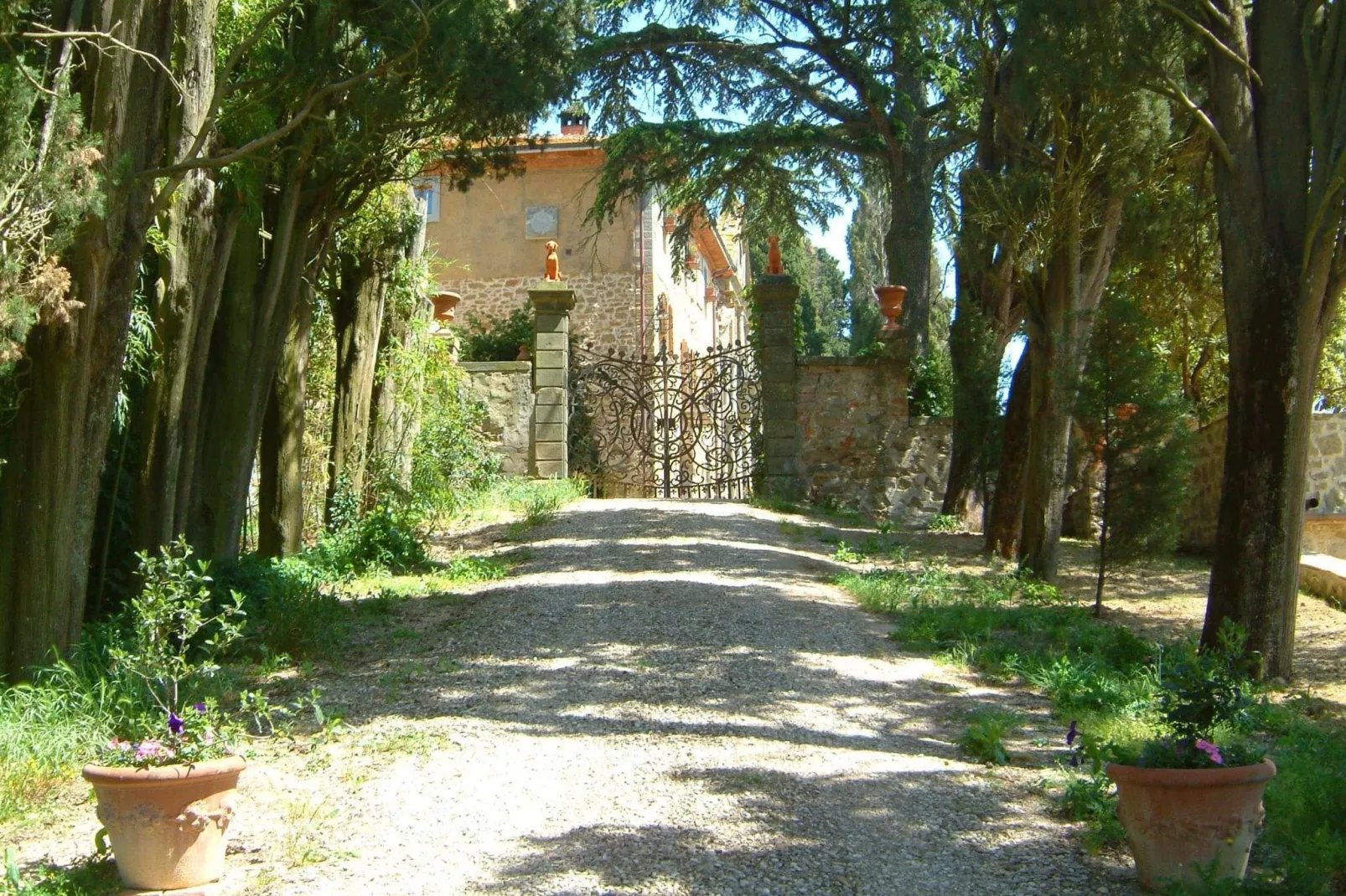 Il Castello del Cardinale-Tuinen zomer
