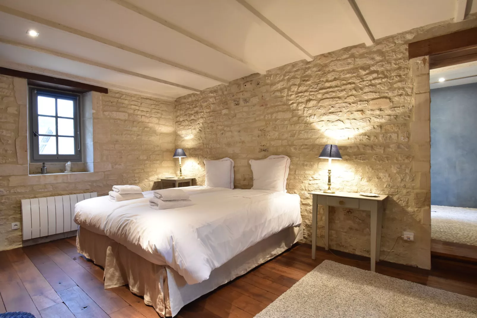 Gite de Luxe 6 pers Domaine Château-Slaapkamer