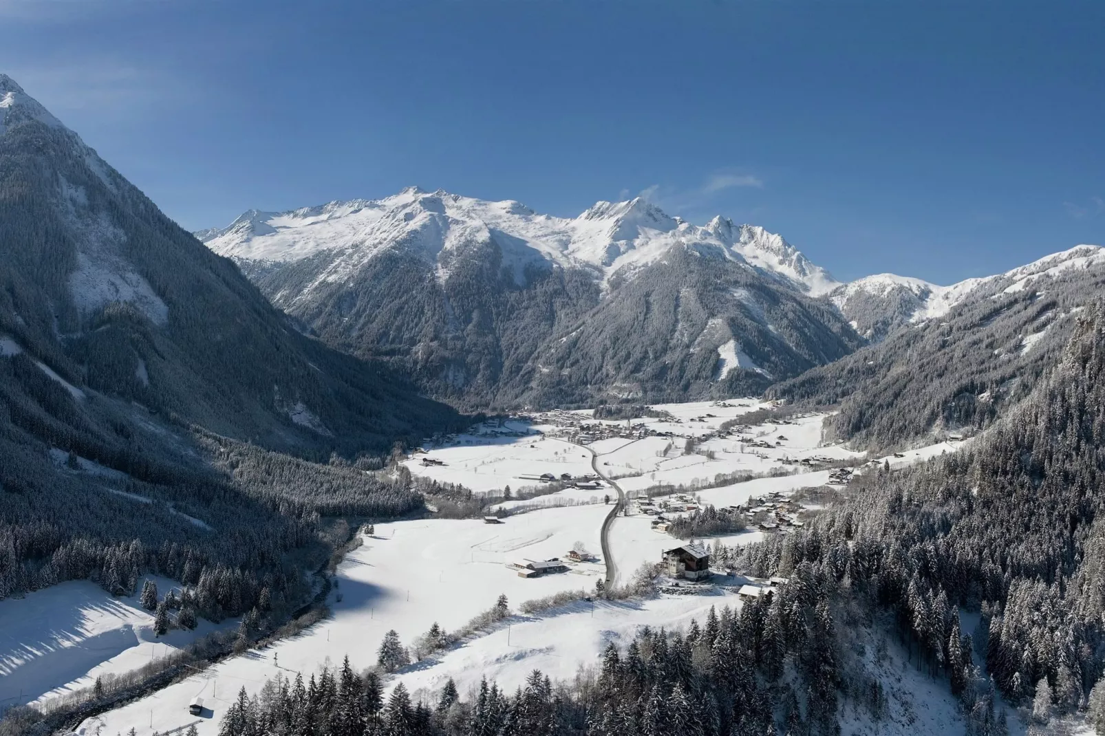 Chalet Windau-Gebied winter 1km