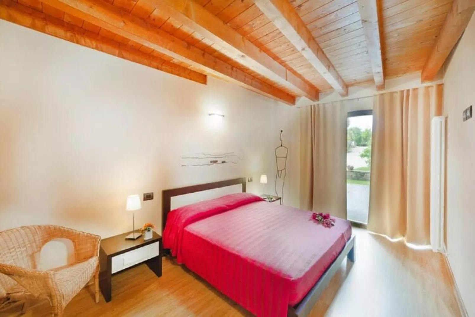 Residence La Casa del Nonno, Monzambano-trilo 6 pax-Slaapkamer