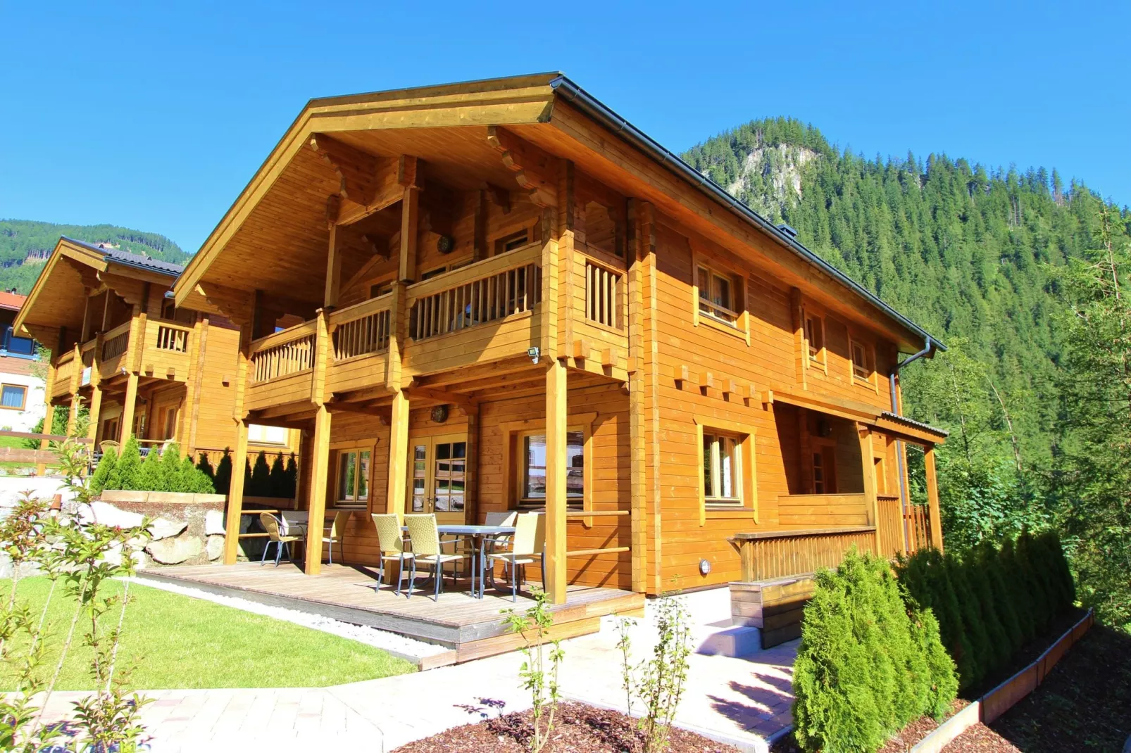 Chalet Windau-Buitenkant zomer