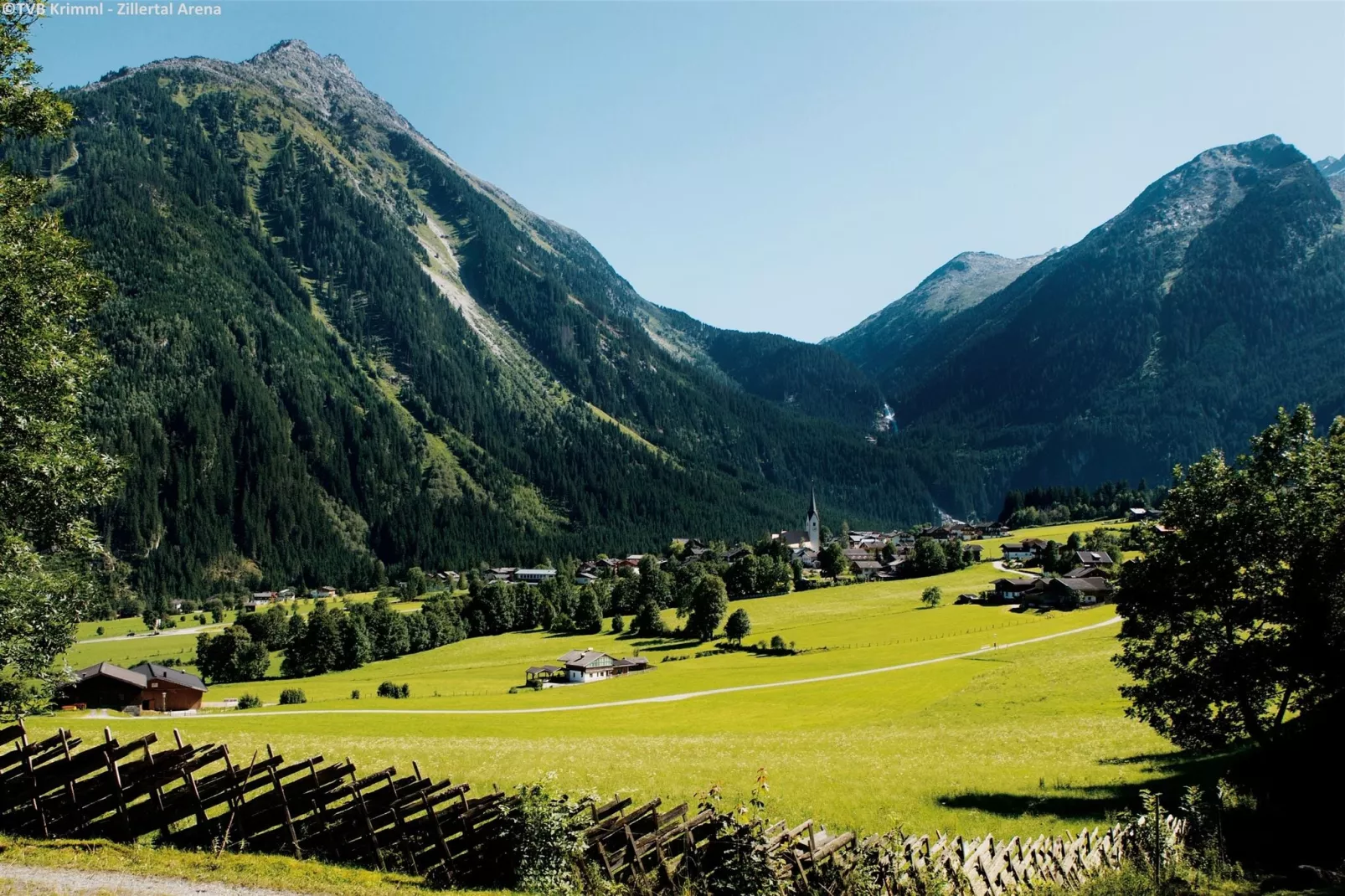 Chalet Windau-Gebieden zomer 1km