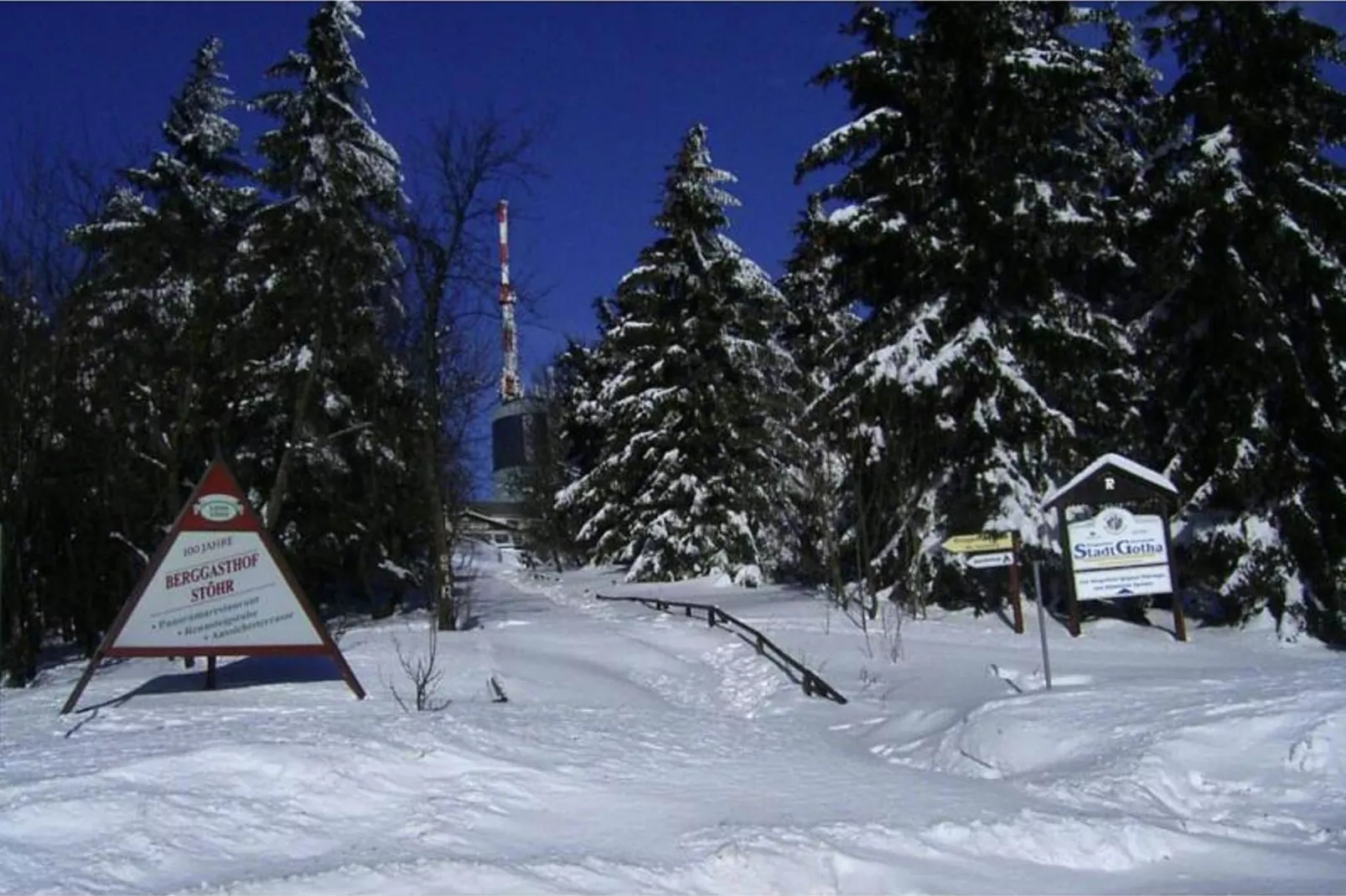 Kleiner Inselsberg-Gebied winter 20km