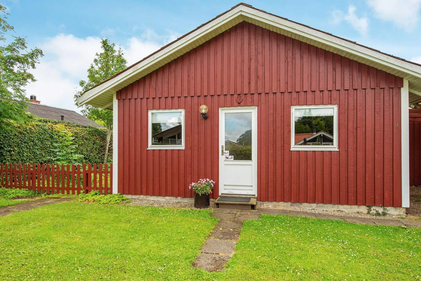 Gezellig vakantiehuis in Bjert met veel lichtinval