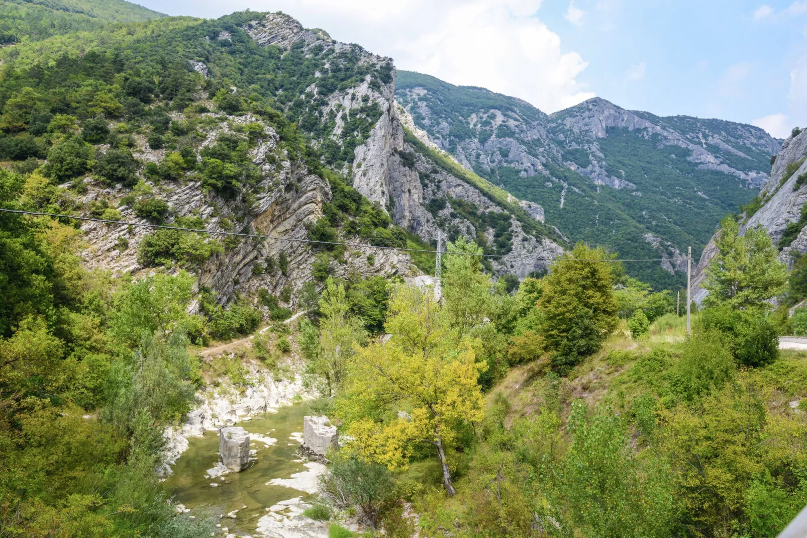 Casa Ginepro-Gebieden zomer 1km