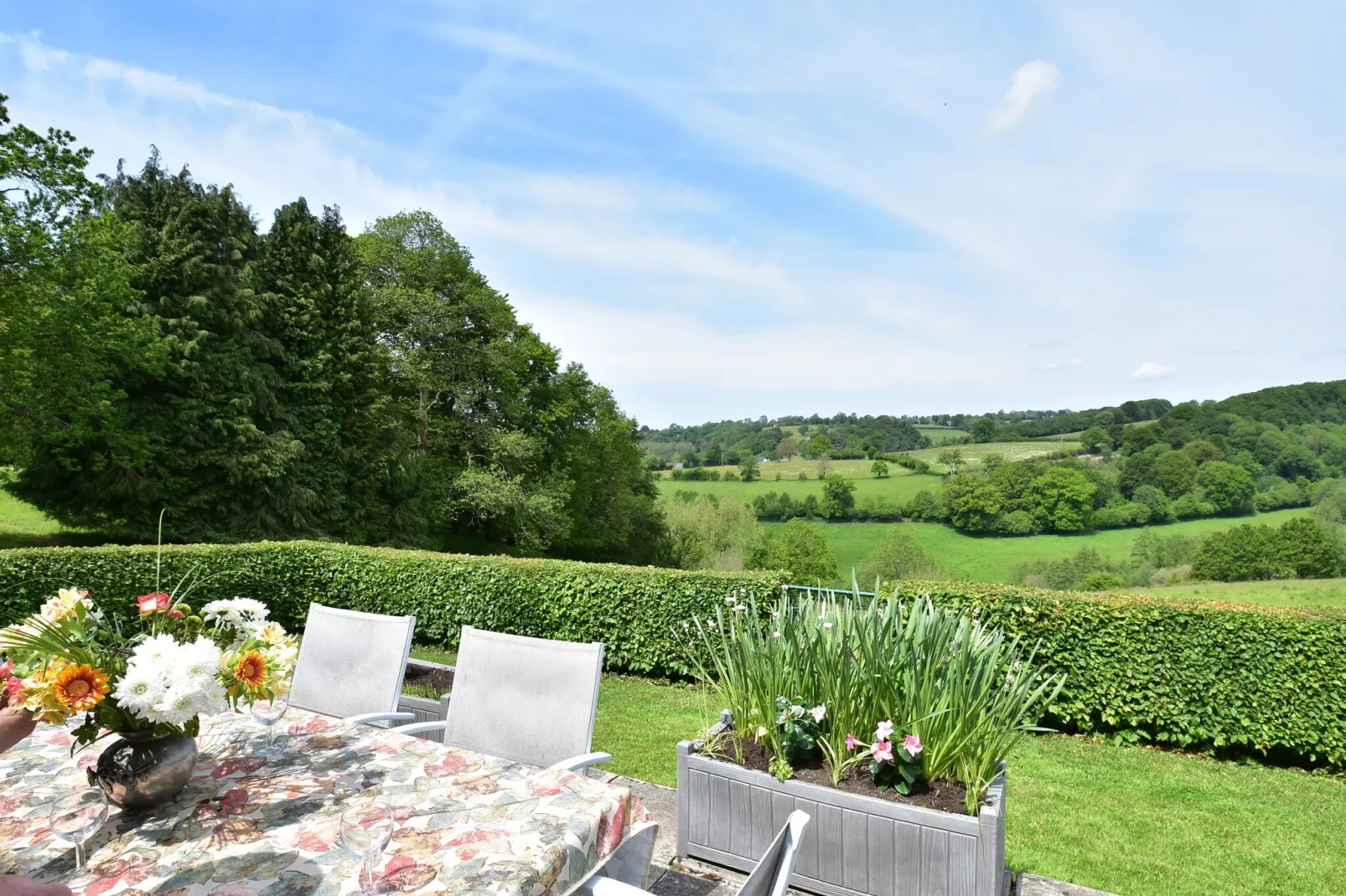 Maison de vacances Sourdeval les Bois-Terrasbalkon