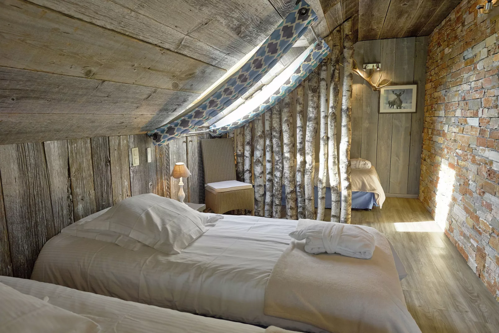 The Wood-Stone Cottage-Slaapkamer