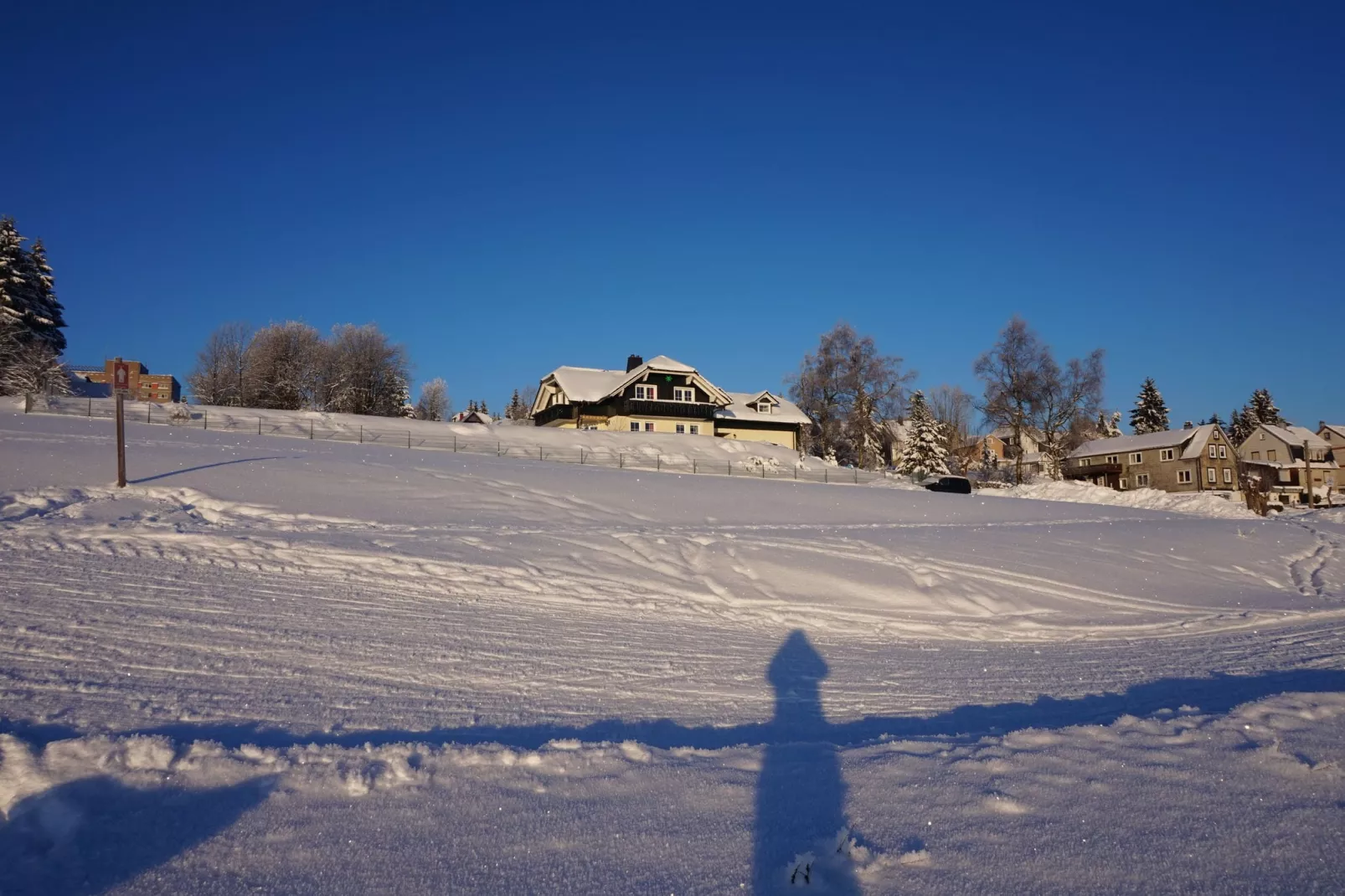 Am Thüringer Rennsteig-Gebied winter 5km