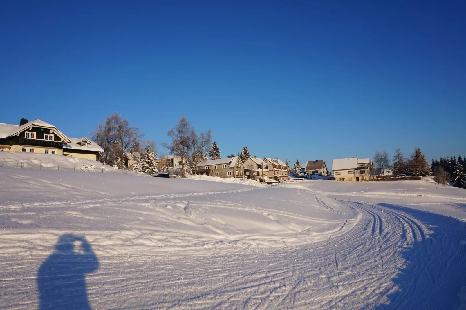 Am Thüringer Rennsteig-Gebied winter 1km