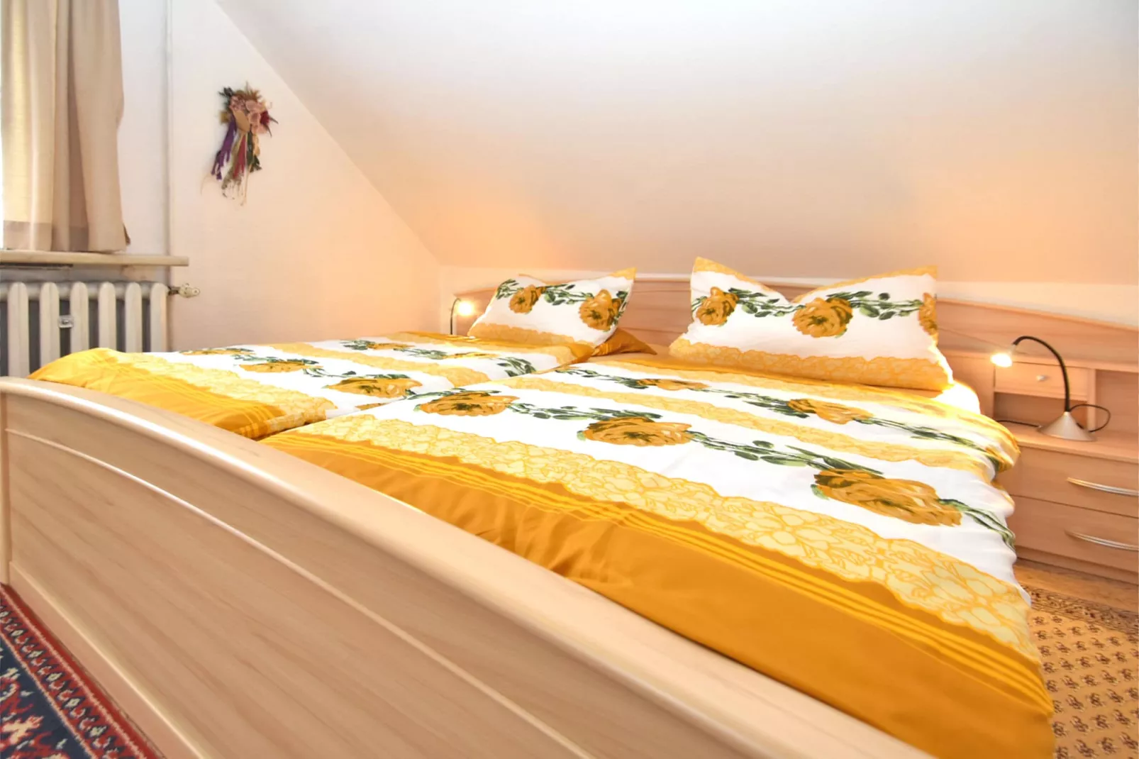 Appartement bij het bos in Frauenwald Thüringen-Slaapkamer