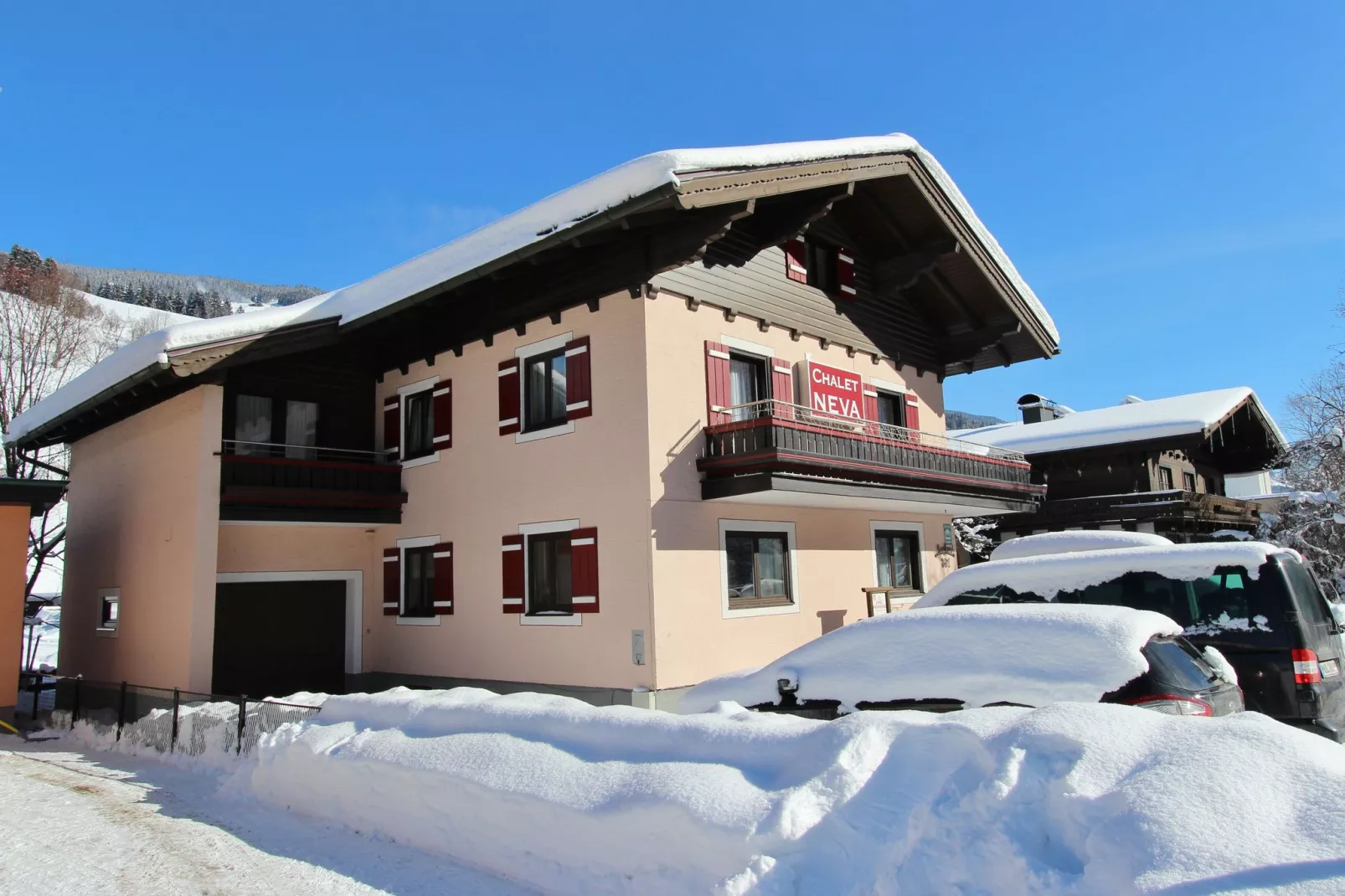 Chalet Neva S Saalbach-Exterieur winter