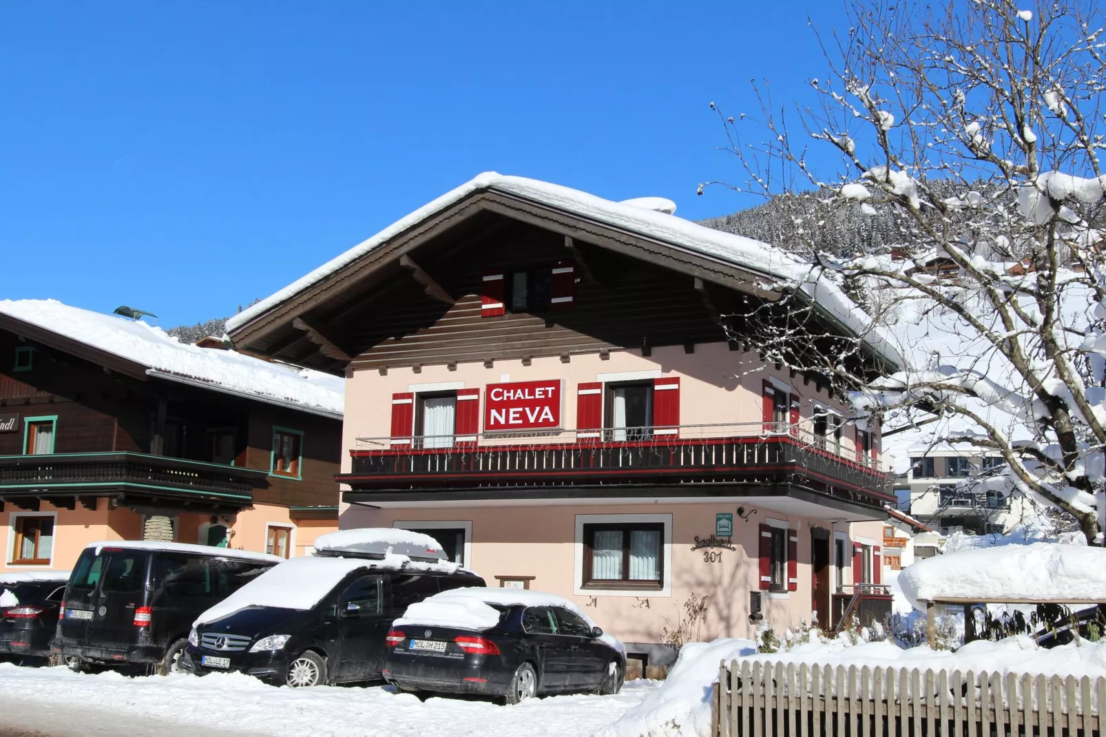 Chalet Neva S Saalbach-Exterieur winter