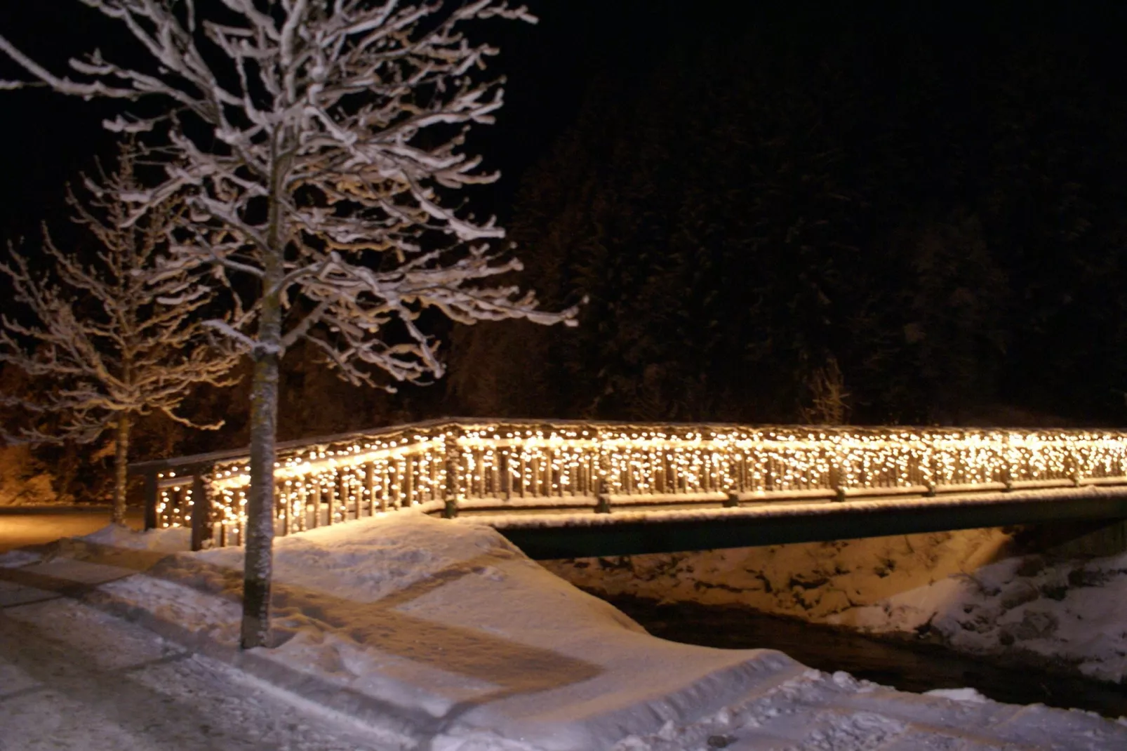 Chalet Neva S Saalbach-Uitzicht winter
