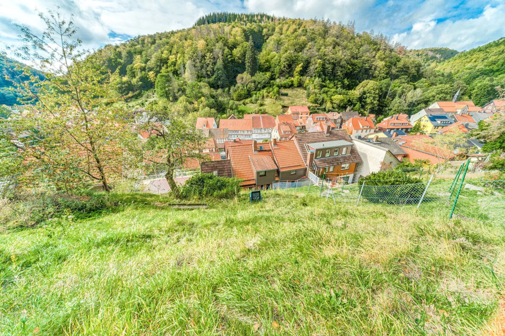 Zorge im Harz-Gebieden zomer 1km