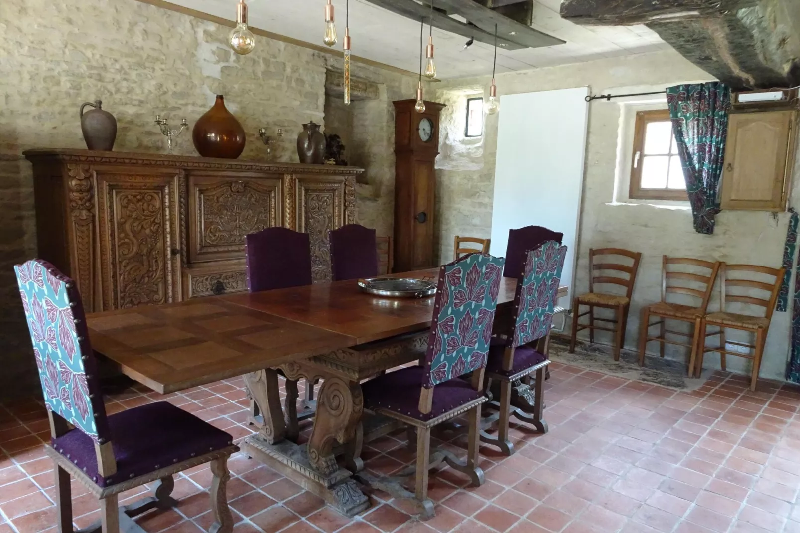 Holiday home in Saint Lô d'Ourville-Eetkamer