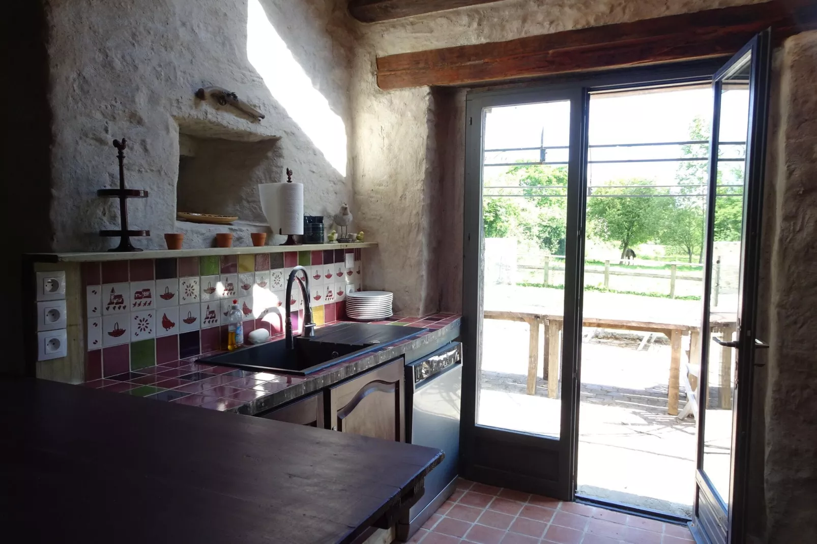 Holiday home in Saint Lô d'Ourville-Keuken