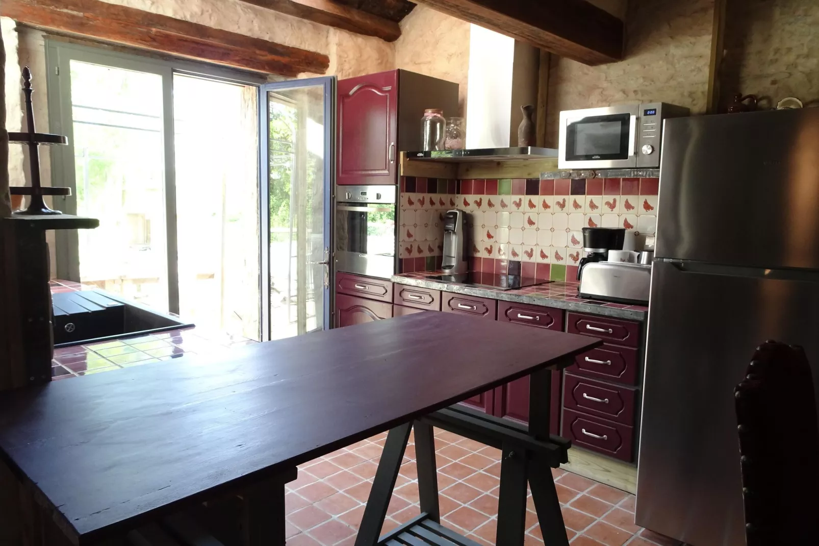 Holiday home in Saint Lô d'Ourville-Keuken