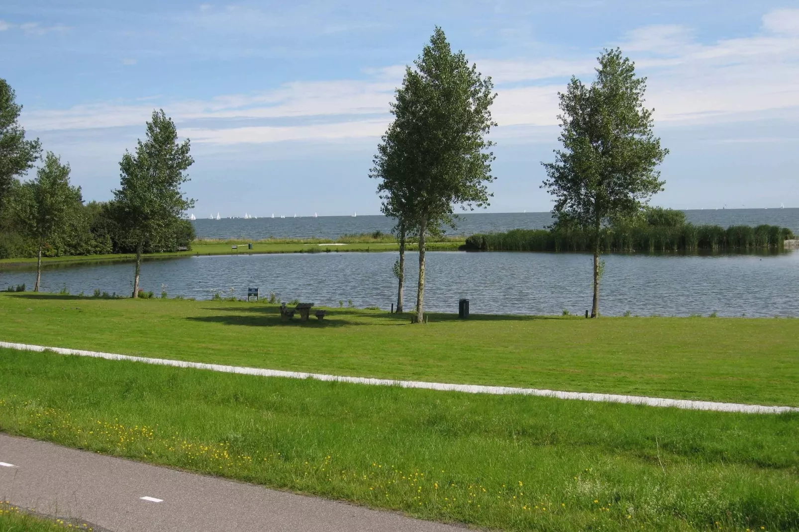 Bungalowpark de Vlietlanden 1-Uitzicht zomer