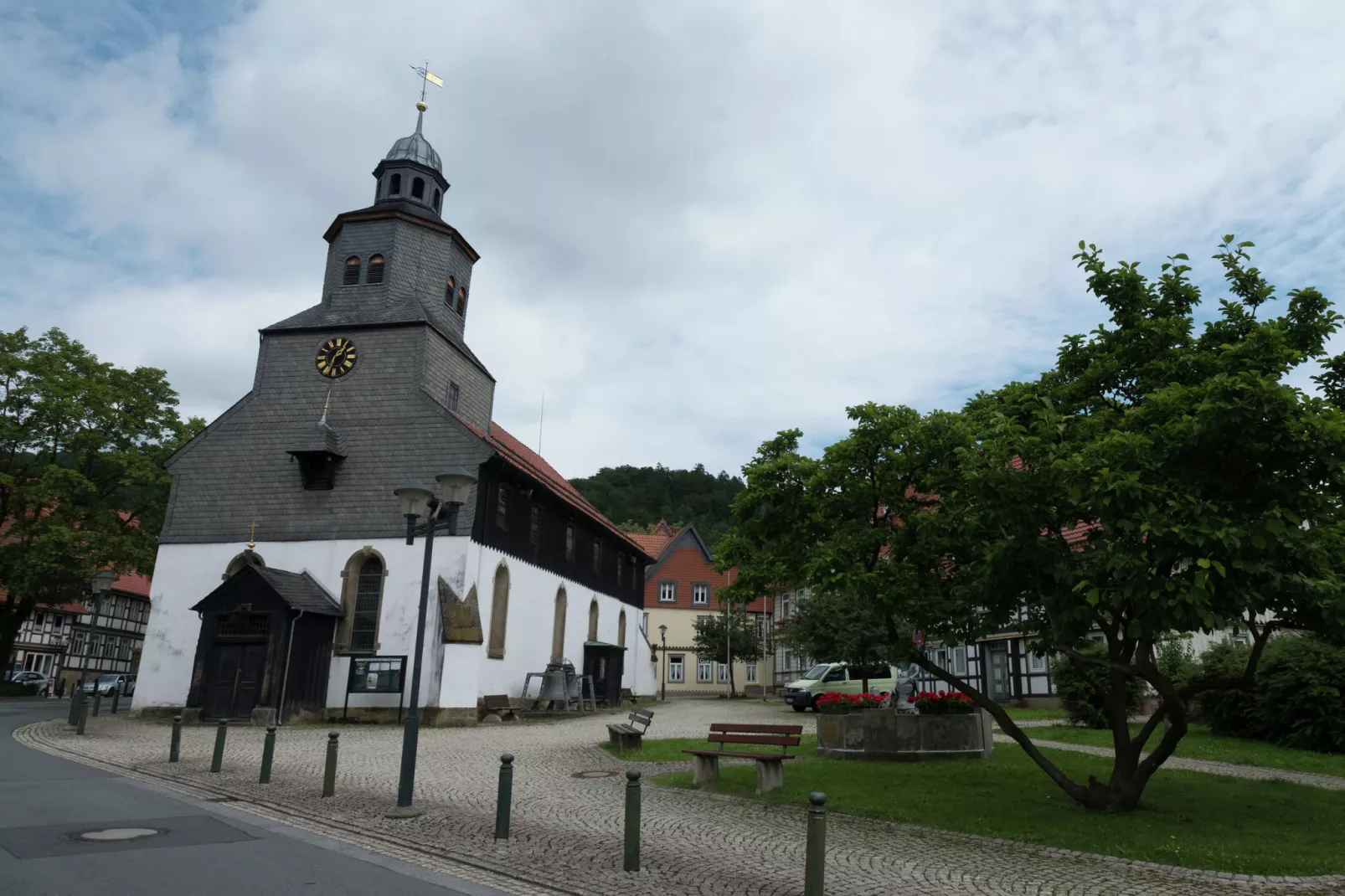 Am Berg-Gebieden zomer 1km