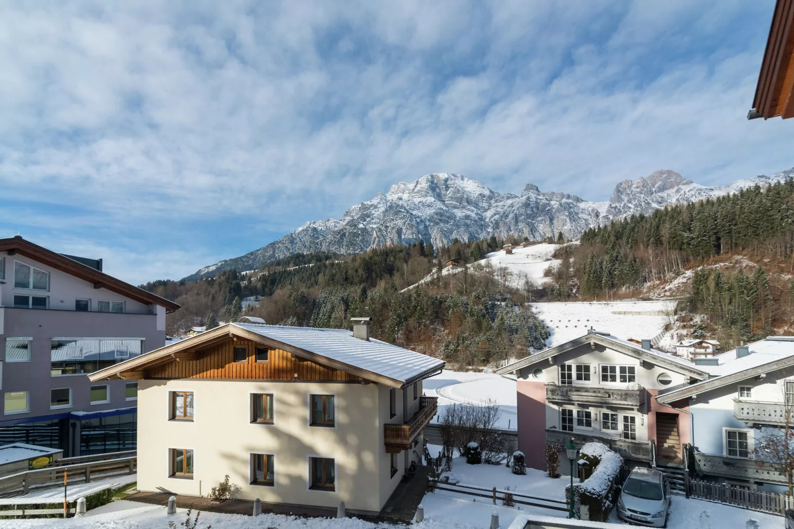 Apartment Schatzspitze-Uitzicht winter