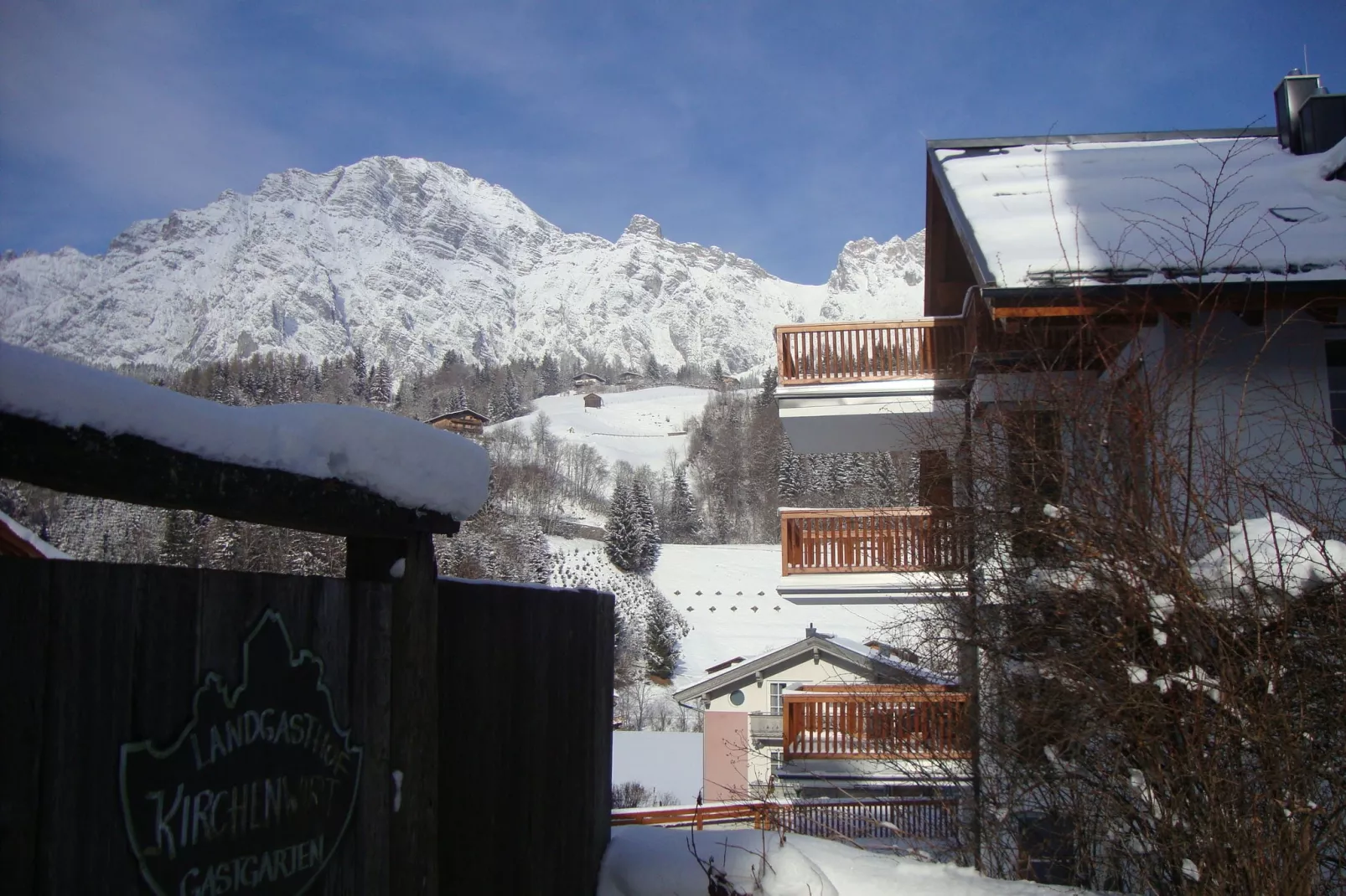 Apartment Schatzspitze-Tuin winter