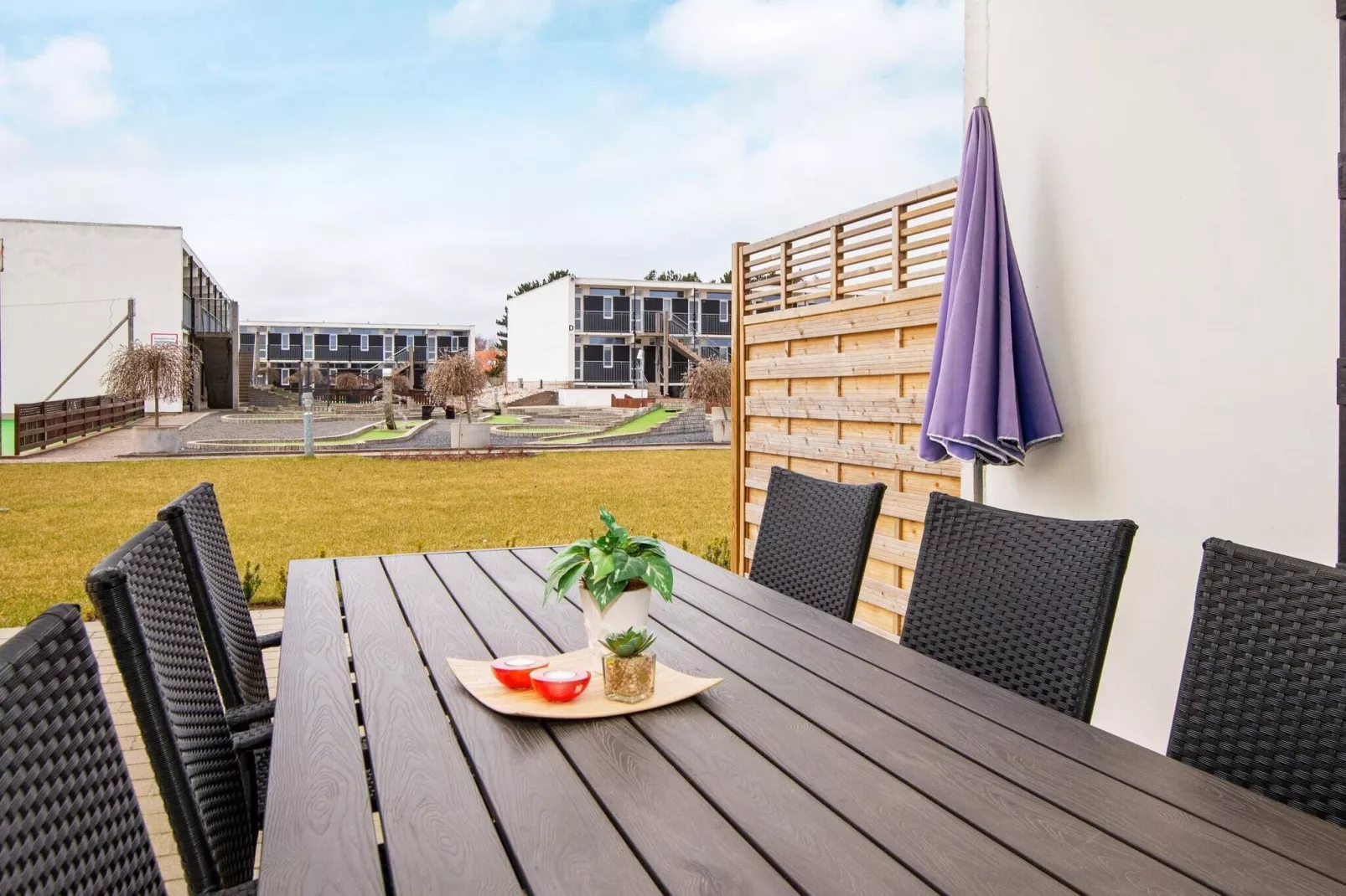 4 persoons vakantie huis op een vakantie park in Glesborg-Uitzicht