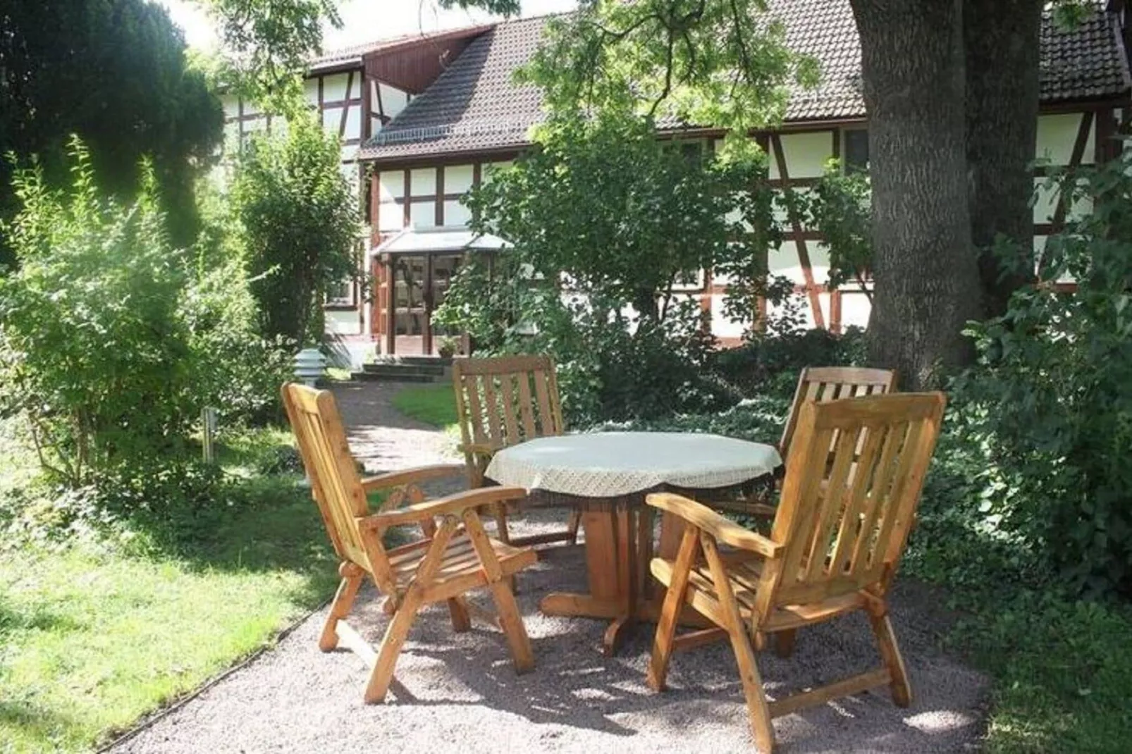 Fachwerkhaus Thüringen-Buitenkant zomer