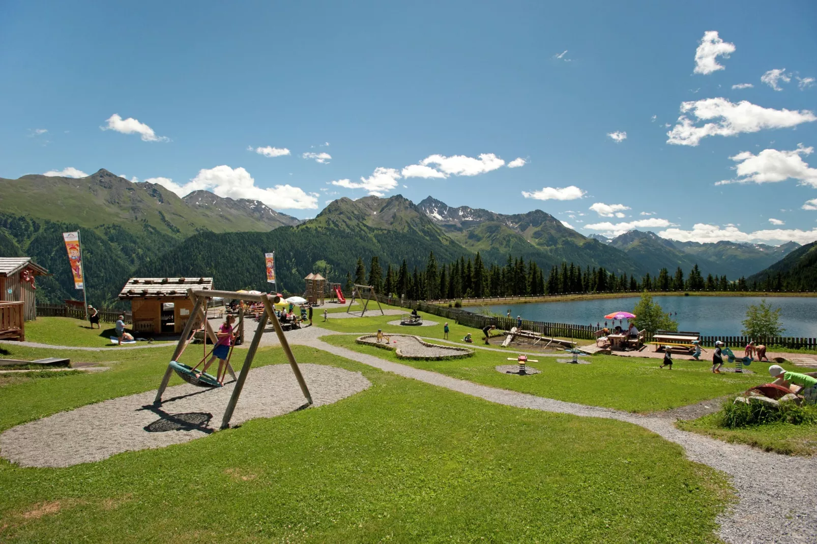 Hohspitz an der Piste-Gebieden zomer 5km