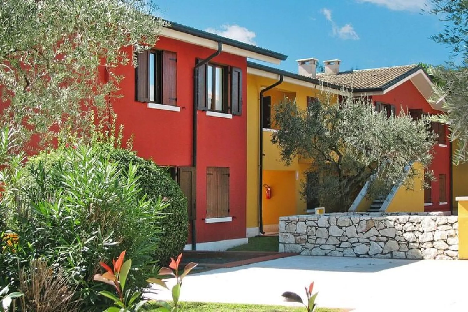 Apartments Poiano, Garda-trilo-Buitenkant zomer