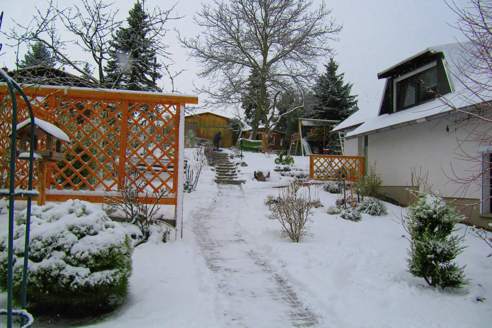 Am Sandberg-Tuin winter