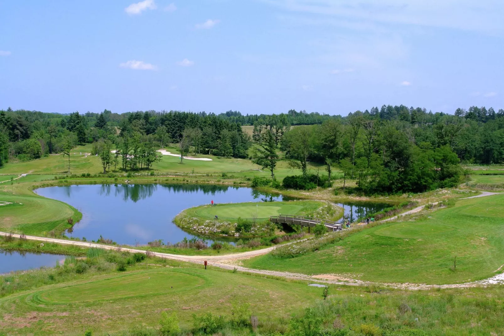 Le Castel-Gebieden zomer 1km