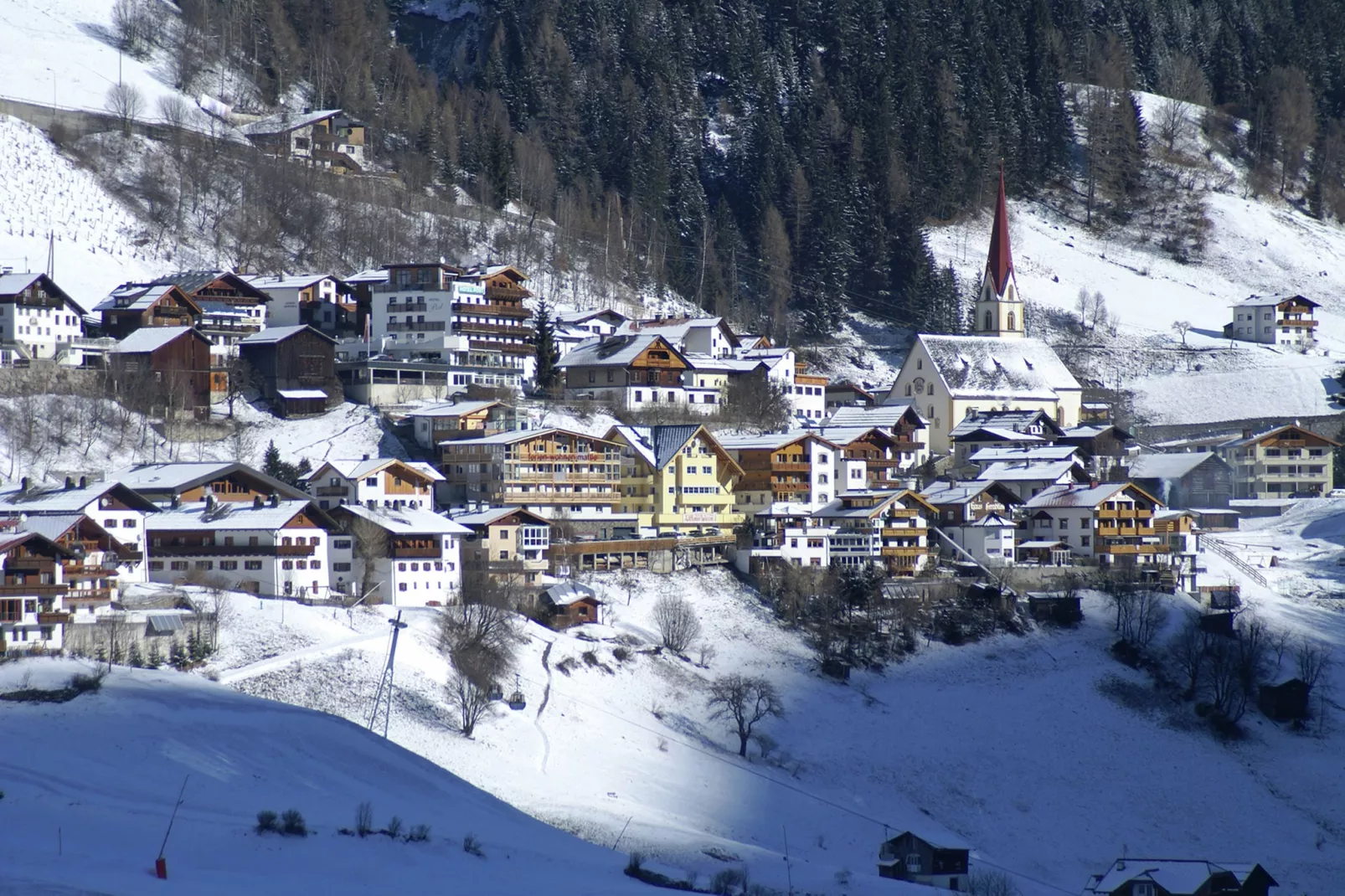 Haus Gandle-Gebied winter 20km