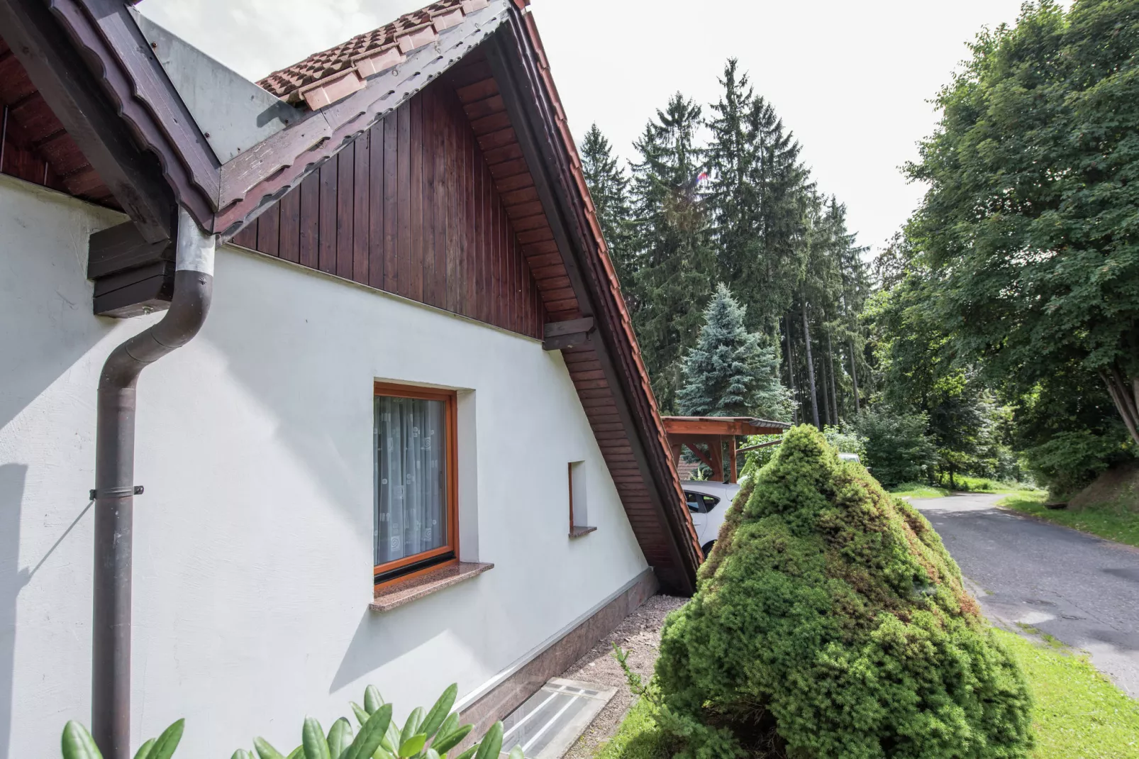 Ferienhaus im Thüringer Wald-Buitenkant zomer