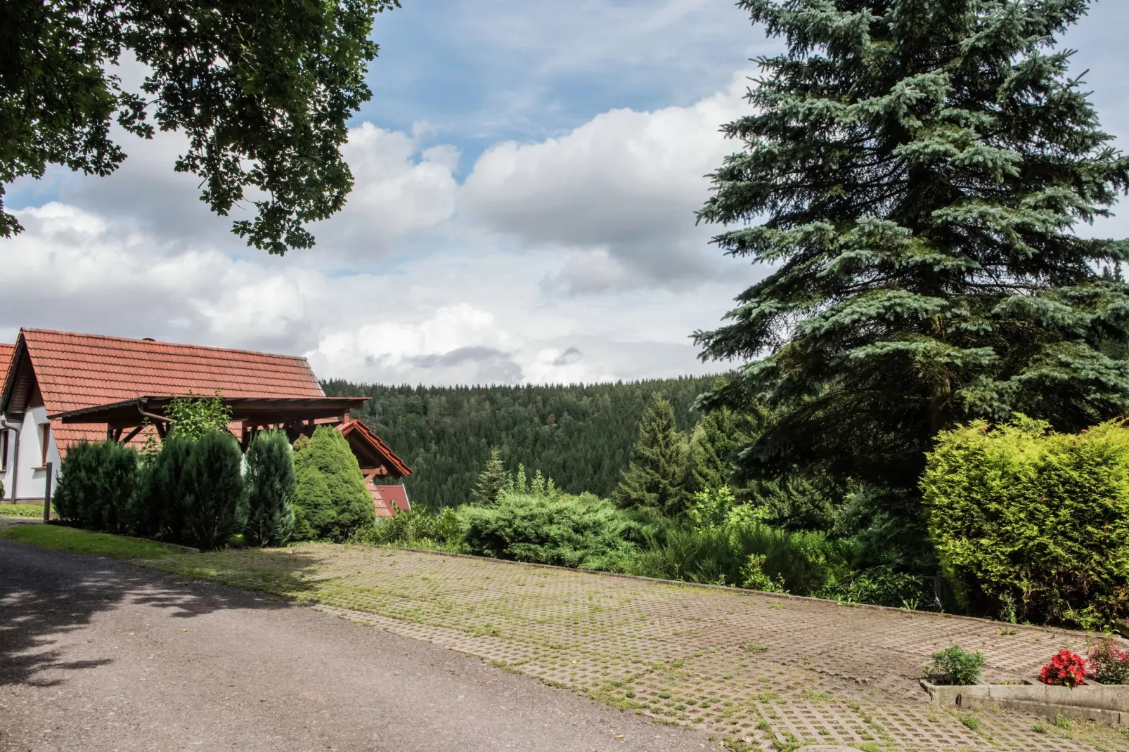 Ferienhaus im Thüringer Wald-Gebieden zomer 1km