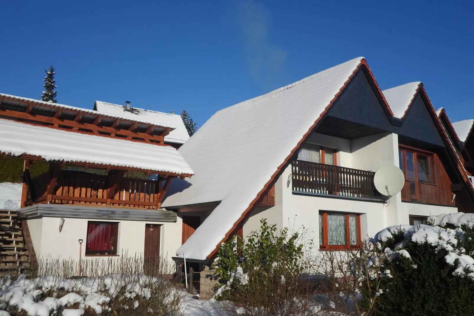 Ferienhaus im Thüringer Wald-Exterieur winter