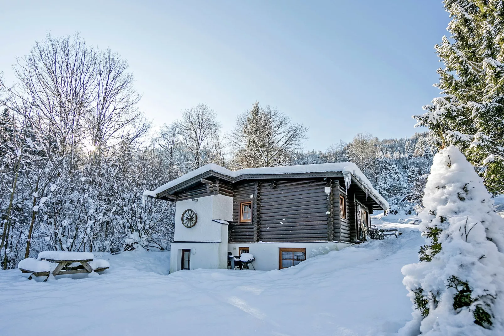Chalet im Brixental-Exterieur winter