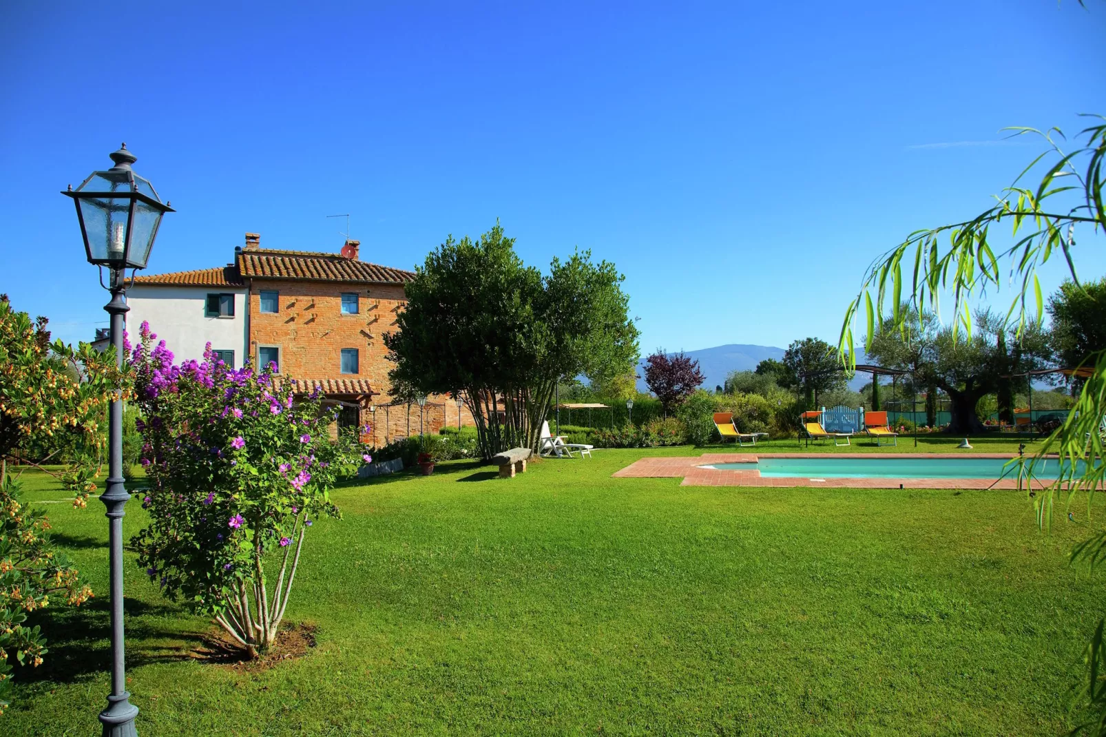 Villa il  Casone-Tuinen zomer
