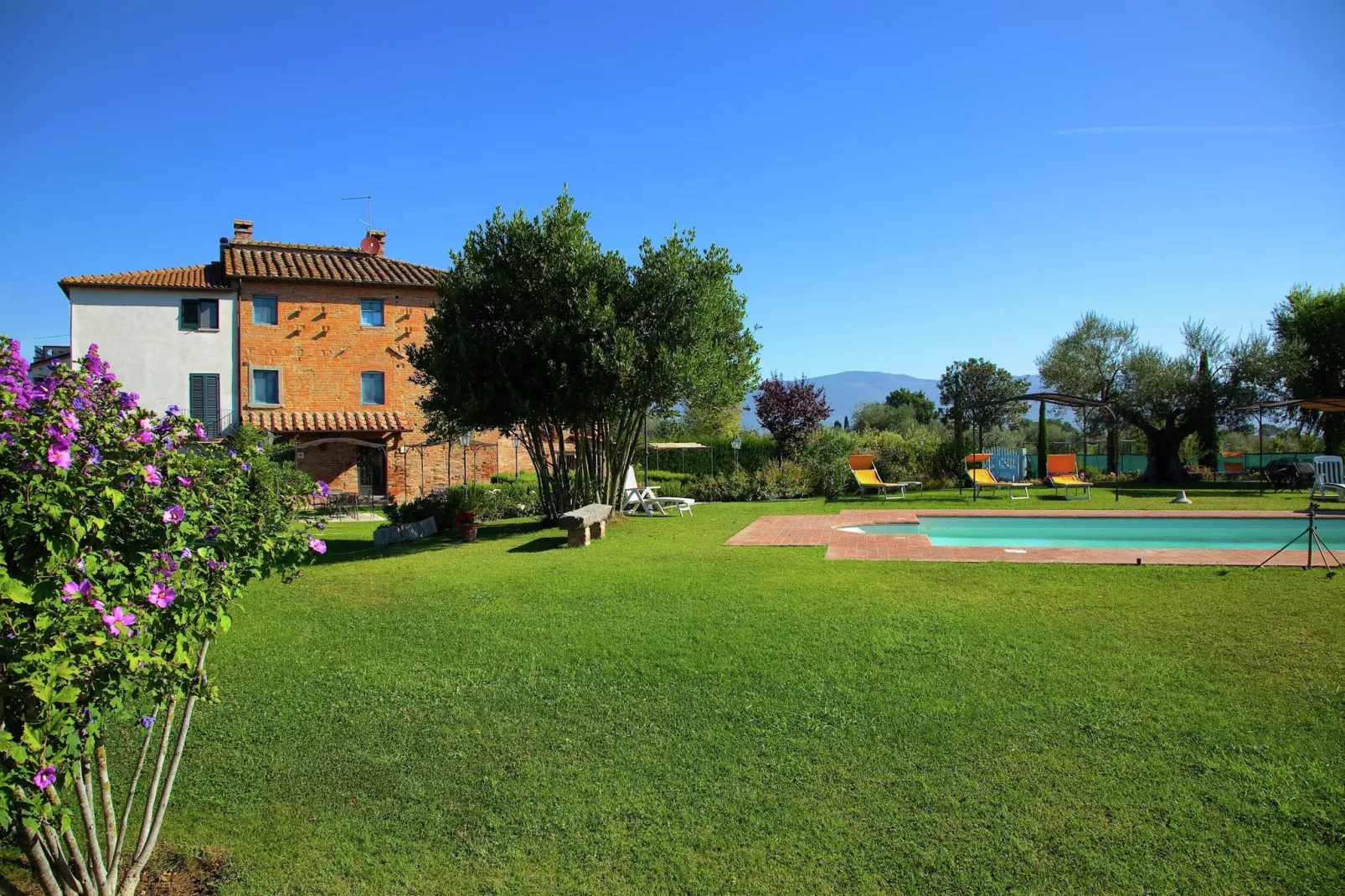 Villa il  Casone-Tuinen zomer