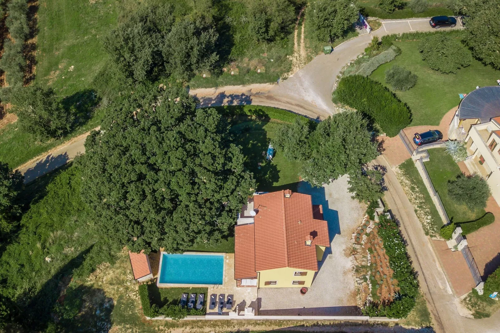 Villa Bacva-Buitenkant zomer