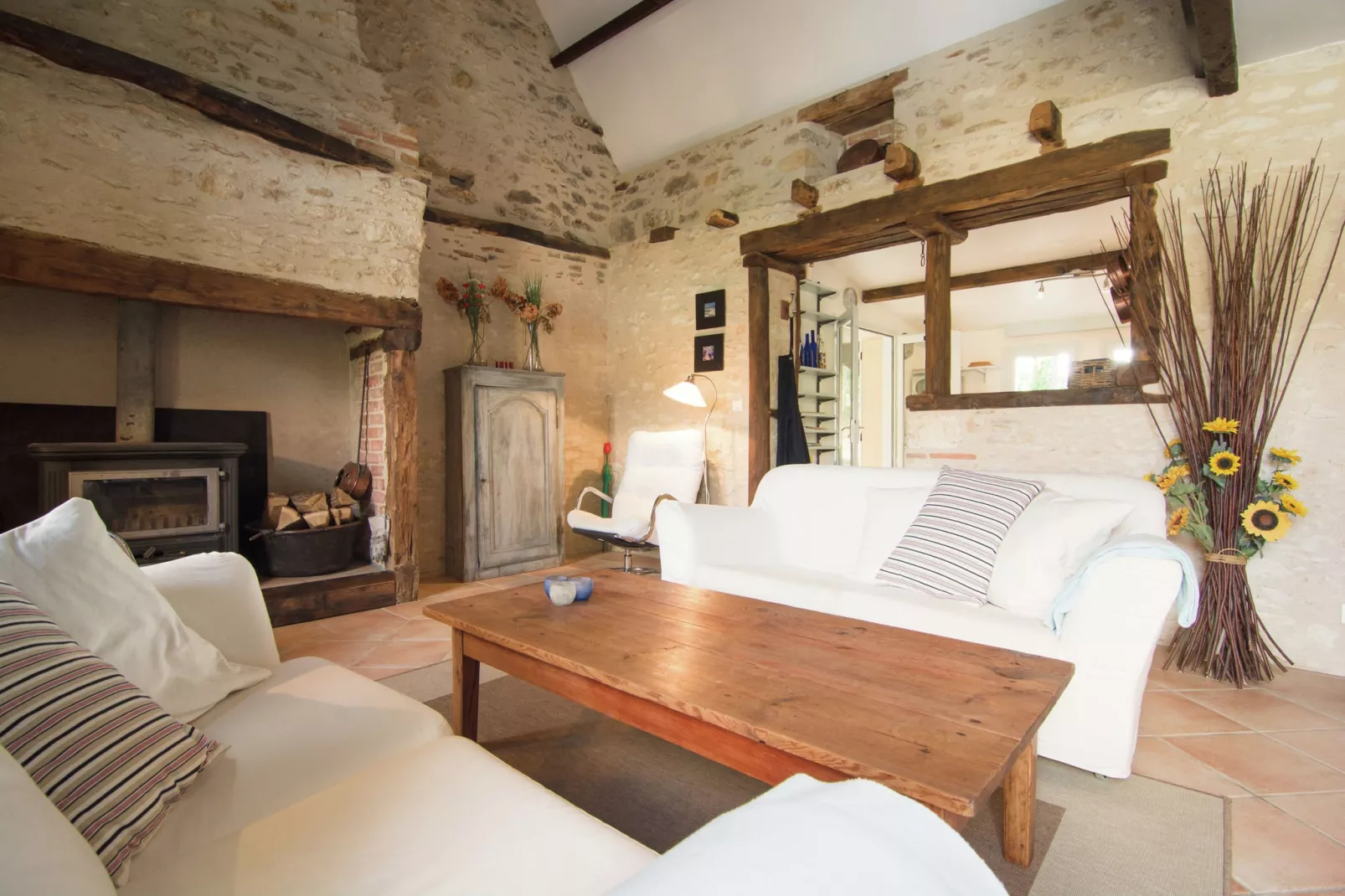 Maison de vacances Anglars Nozac Graulière-Woonkamer