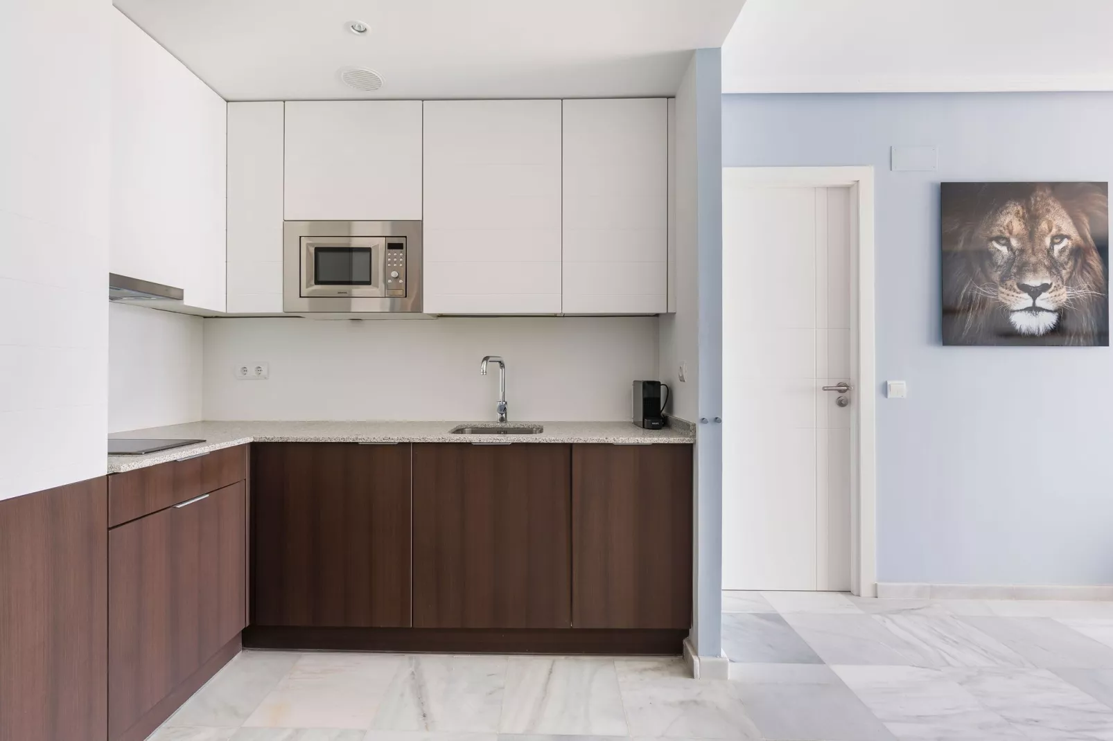 Luxe appartement met zeezicht, aan de Costa Blanca-Keuken